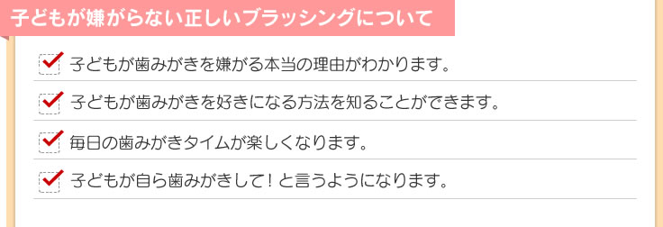 �q�ǂ���������Ȃ��������u���b�V���O�ɂ��āb�q�ǂ������݂�����������{���̗��R���킩��܂��B/�q�ǂ������݂������D���ɂȂ���@��m�邱�Ƃ��ł��܂��B/�����̎��݂����^�C�����y�����Ȃ�܂��B/�q�ǂ������玕�݂������āI�ƌ����悤�ɂȂ�܂��B